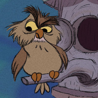 Archimedes Owl Cute