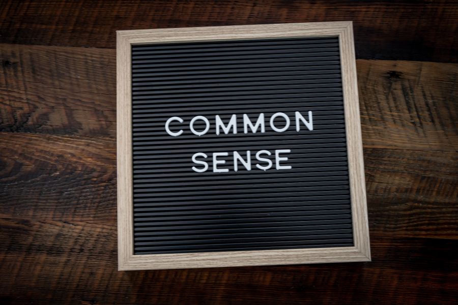 Image featuring the words 'Common Sense' from OWL ESG
