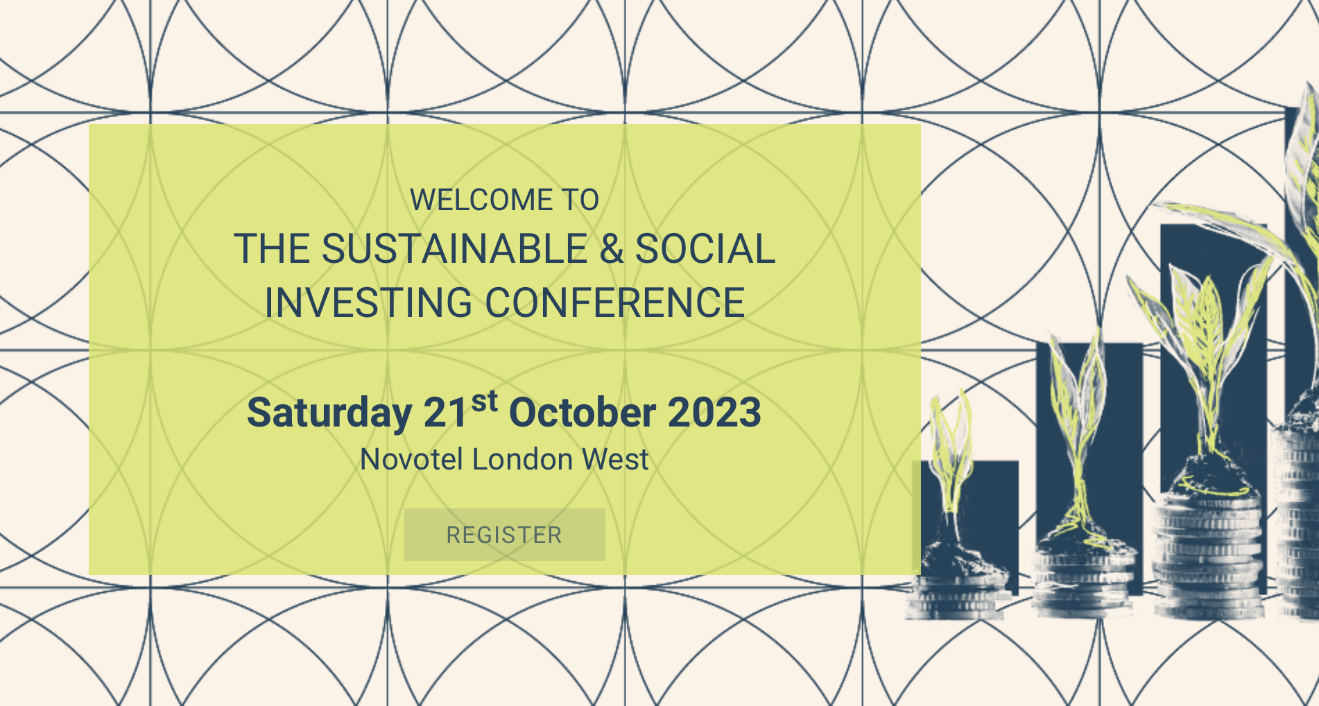 Image for OWL ESG's Sustainable and Social Investing Conference, featuring the company logo and event details.