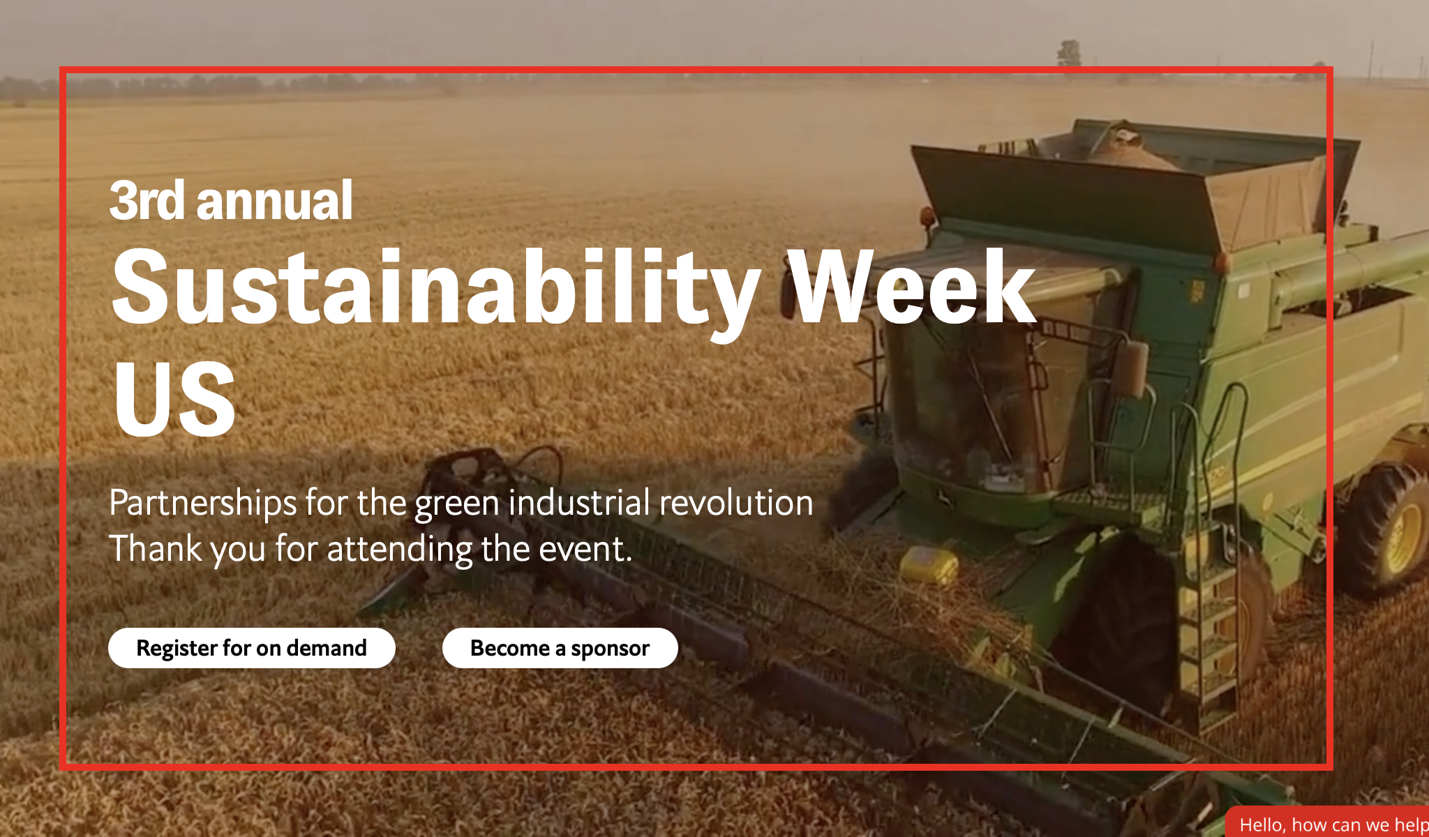 Promotional image for OWL ESG's 3rd Annual Sustainability Week, featuring the company logo and text detailing the event, emphasizing their ongoing commitment to sustainable practices and awareness